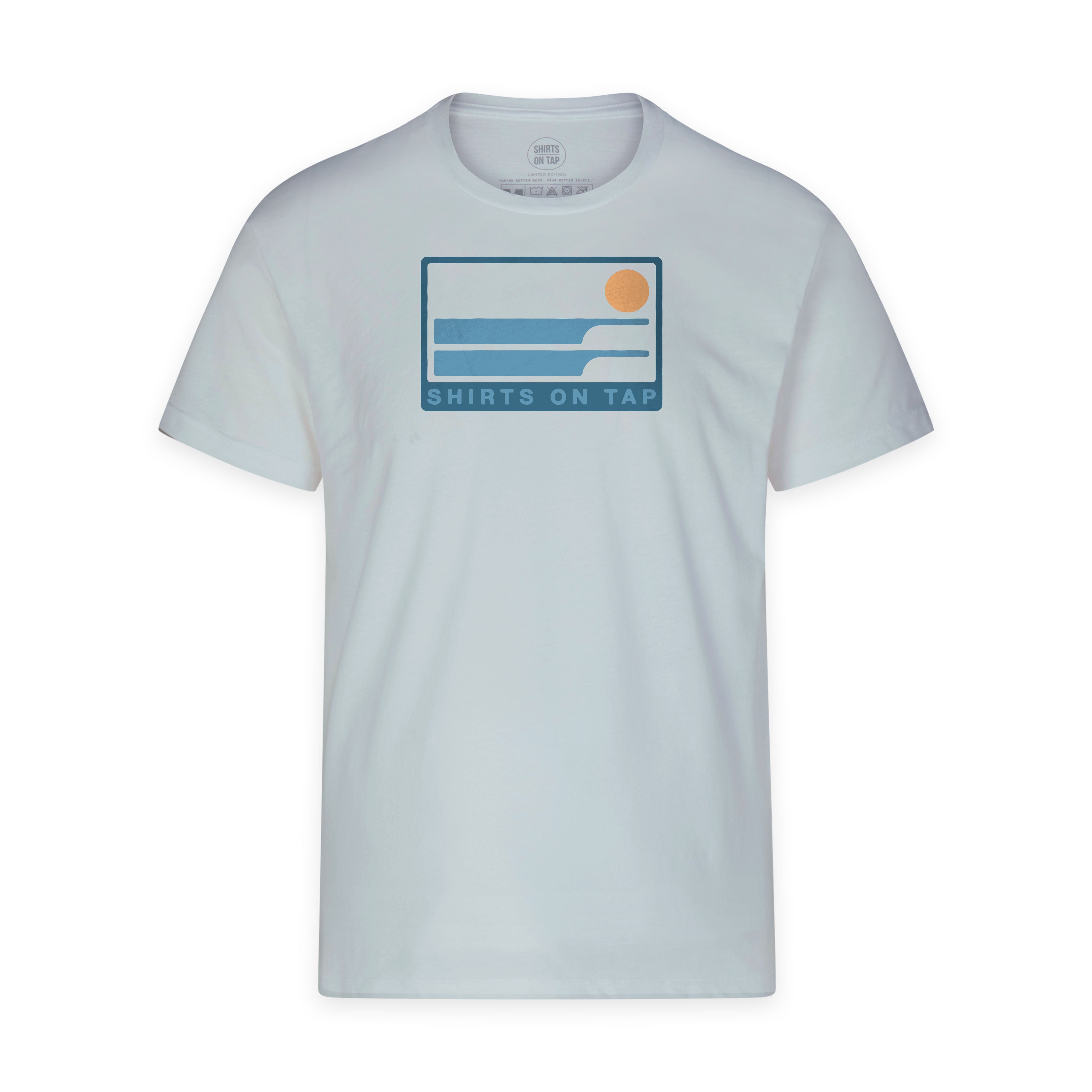 【oan】Honest Beer Short Sleeve T-shirt Coastline_Website_MocksRetired